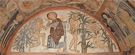 Ábide Santa Cruz de Maderuelo. Siglo XII. Pecado Original