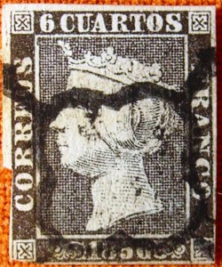 Primer sello de España